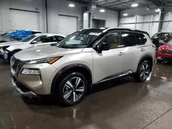 Salvage cars for sale at Ham Lake, MN auction: 2021 Nissan Rogue Platinum