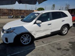 Salvage cars for sale from Copart Wilmington, CA: 2015 KIA Sorento LX
