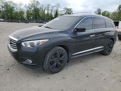 Salvage cars for sale from Copart Baltimore, MD: 2013 Infiniti JX35