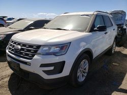 Salvage cars for sale at Brighton, CO auction: 2017 Ford Explorer