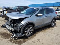 Salvage cars for sale from Copart Woodhaven, MI: 2019 Honda CR-V EX