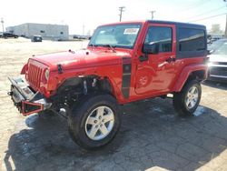 Salvage cars for sale from Copart Chicago Heights, IL: 2016 Jeep Wrangler Sport