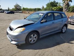 Salvage cars for sale from Copart San Martin, CA: 2004 Toyota Corolla Matrix XR