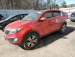 Salvage cars for sale at Center Rutland, VT auction: 2013 KIA Sportage EX