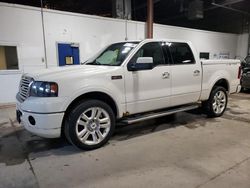 Salvage cars for sale from Copart Blaine, MN: 2008 Ford F150 Supercrew