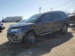 Salvage cars for sale from Copart Chicago Heights, IL: 2019 Ford Explorer Platinum