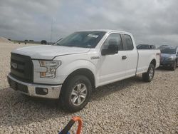 Salvage cars for sale at Temple, TX auction: 2017 Ford F150 Super Cab