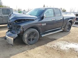 Salvage trucks for sale at Bowmanville, ON auction: 2016 Dodge 1500 Laramie