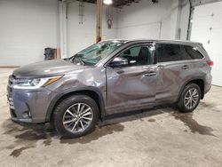 Salvage cars for sale from Copart Bowmanville, ON: 2018 Toyota Highlander Hybrid