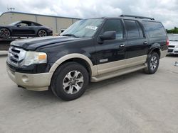 Salvage cars for sale at Wilmer, TX auction: 2007 Ford Expedition EL Eddie Bauer