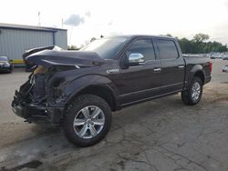 Salvage cars for sale at Florence, MS auction: 2018 Ford F150 Supercrew