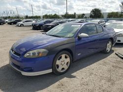 Chevrolet Monte Carlo ss Vehiculos salvage en venta: 2006 Chevrolet Monte Carlo SS