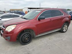 Salvage cars for sale at Grand Prairie, TX auction: 2010 Chevrolet Equinox LS