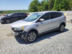 Vehiculos salvage en venta de Copart Concord, NC: 2017 Ford Escape SE