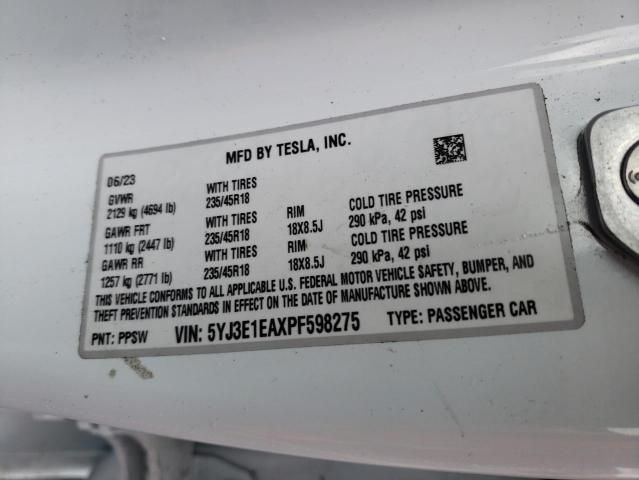 2023 Tesla Model 3