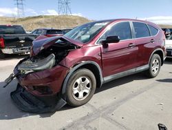 Salvage cars for sale from Copart Littleton, CO: 2015 Honda CR-V LX