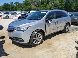 Salvage cars for sale at Ocala, FL auction: 2015 Acura MDX Advance