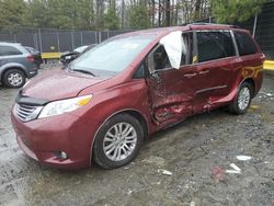 Toyota Sienna XLE Vehiculos salvage en venta: 2016 Toyota Sienna XLE