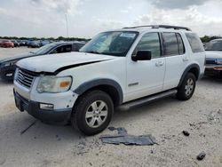 Salvage cars for sale at San Antonio, TX auction: 2007 Ford Explorer XLT