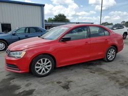 Volkswagen Jetta SE salvage cars for sale: 2015 Volkswagen Jetta SE