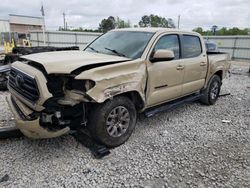 Salvage cars for sale from Copart Montgomery, AL: 2018 Toyota Tacoma Double Cab