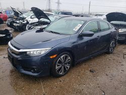 Salvage cars for sale from Copart Elgin, IL: 2017 Honda Civic EXL