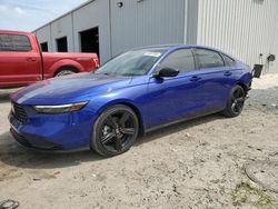 Salvage cars for sale at Jacksonville, FL auction: 2023 Honda Accord Hybrid SPORT-L