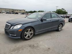 Salvage cars for sale from Copart Wilmer, TX: 2013 Mercedes-Benz E 350 4matic