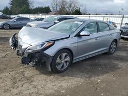 Salvage cars for sale at Finksburg, MD auction: 2017 Hyundai Sonata Hybrid