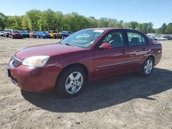 Chevrolet Malibu salvage cars for sale: 2006 Chevrolet Malibu LT