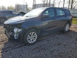 Salvage cars for sale from Copart Central Square, NY: 2019 Chevrolet Equinox LS