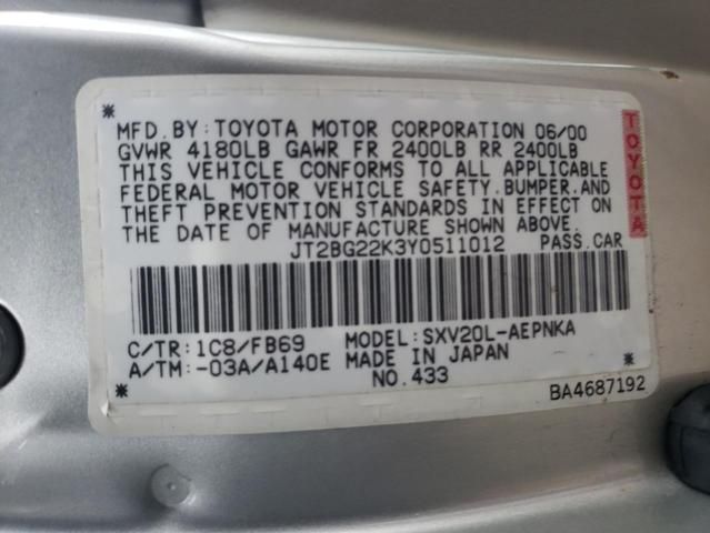 2000 Toyota Camry CE