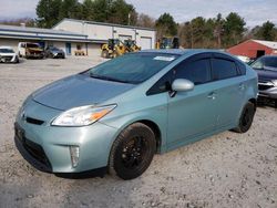 Salvage cars for sale at Mendon, MA auction: 2015 Toyota Prius