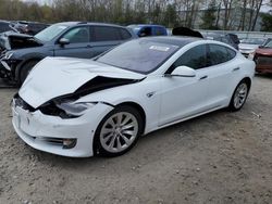 Salvage cars for sale at North Billerica, MA auction: 2016 Tesla Model S