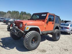 Salvage cars for sale at Mendon, MA auction: 2006 Jeep Wrangler X