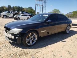 Salvage cars for sale at China Grove, NC auction: 2012 BMW 750 LI