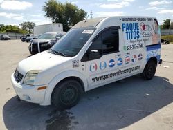 Salvage trucks for sale at Orlando, FL auction: 2010 Ford Transit Connect XLT