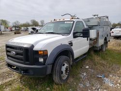 Salvage trucks for sale at Cicero, IN auction: 2008 Ford F450 Super Duty