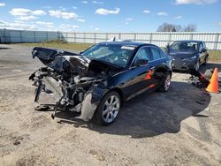 Salvage cars for sale at Mcfarland, WI auction: 2015 Cadillac ATS Luxury