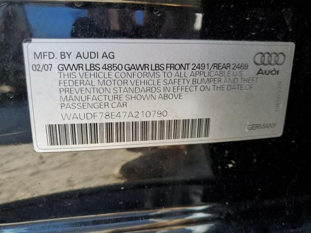 2007 Audi A4 2.0T Quattro