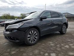 Salvage cars for sale from Copart Lebanon, TN: 2016 Acura MDX Technology