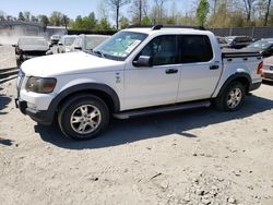 Salvage cars for sale at Waldorf, MD auction: 2007 Ford Explorer Sport Trac XLT