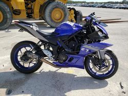 Salvage motorcycles for sale at Fort Pierce, FL auction: 2020 Yamaha YZFR3