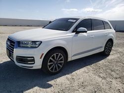 Salvage cars for sale at Adelanto, CA auction: 2017 Audi Q7 Premium Plus