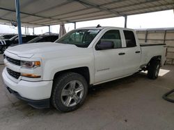 Chevrolet Silverado k1500 Custom salvage cars for sale: 2018 Chevrolet Silverado K1500 Custom