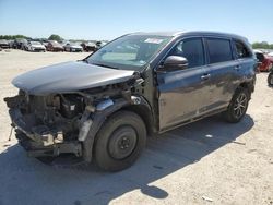 2018 Toyota Highlander SE en venta en San Antonio, TX