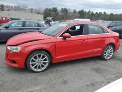 Salvage cars for sale from Copart Exeter, RI: 2015 Audi A3 Premium Plus