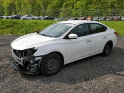 Salvage cars for sale at Finksburg, MD auction: 2016 Nissan Sentra S