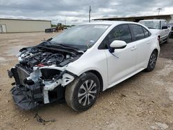 Salvage cars for sale at Temple, TX auction: 2022 Toyota Corolla LE