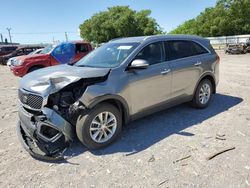 Salvage cars for sale from Copart Oklahoma City, OK: 2017 KIA Sorento LX